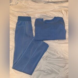 Lululemon Softstreme Sweatshirt and Pants Set - Blue Size 2